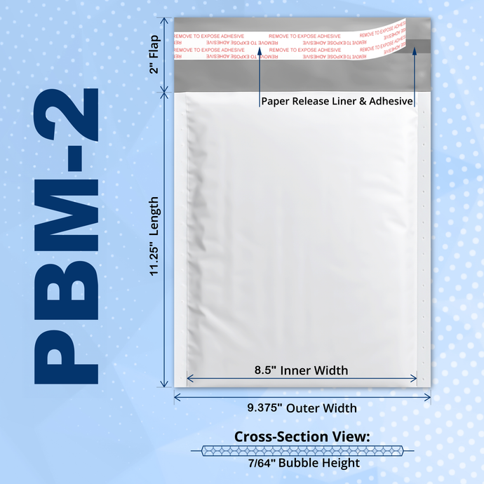 Poly Bubble Mailers - Waterproof Self-Seal Padded Envelopes