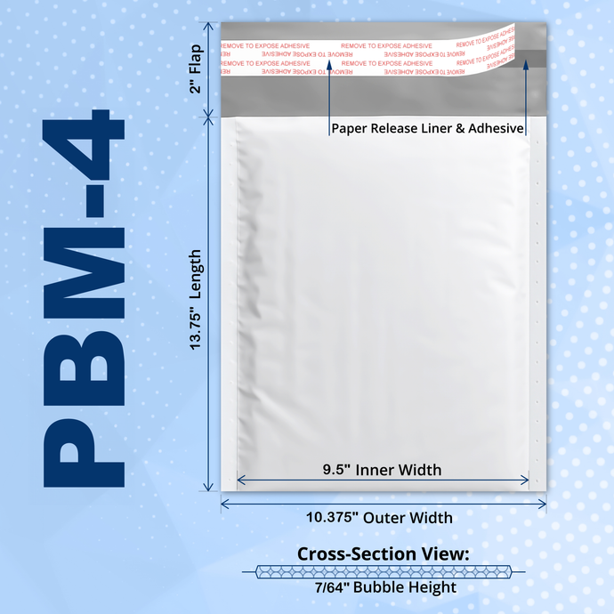 Poly Bubble Mailers - Waterproof Self-Seal Padded Envelopes