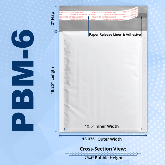Poly Bubble Mailers - Waterproof Self-Seal Padded Envelopes